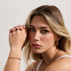 Rounded Link Chain Bracelet