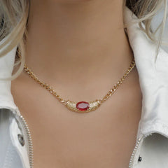 Radiant Rouge Necklace