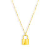 Lock Pendant Necklace