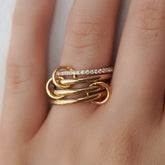 Linked Together Ring