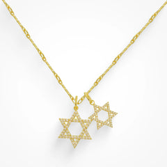Double Star Necklace
