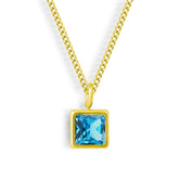 Faye Birthstone Necklace