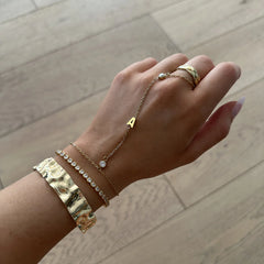 Custom/Personalized Letter Hand Chain