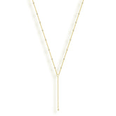 Sweet Pearl Lariat Necklace