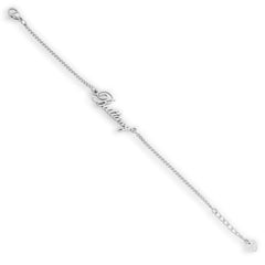 Custom/Personalized Nameplate Curb Bracelet