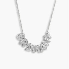 Custom/Personalized Bubble Letter Name Necklace