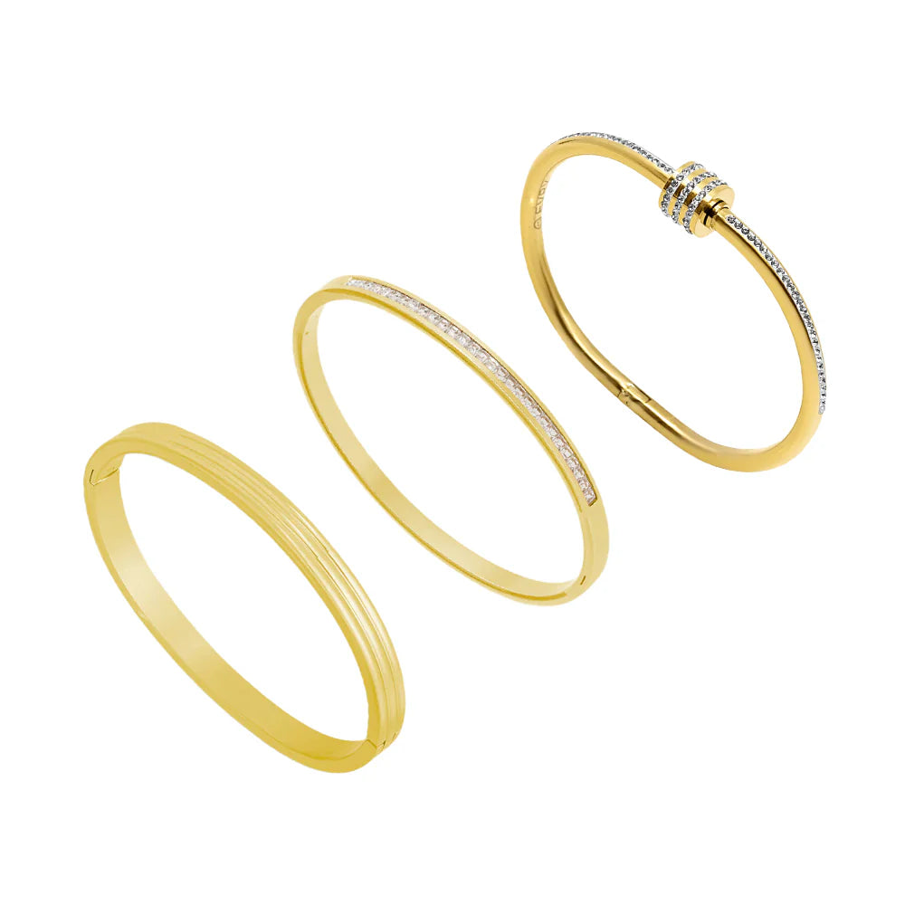 Golden Hour Bundle: 3 Piece Bangle