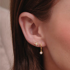 Midnight Pearl Earrings