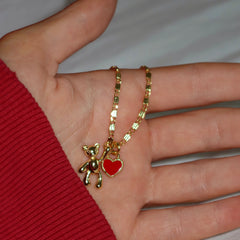 Heart & Hug Necklace