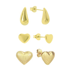 Drip Stud Bundle: 3 Piece Earring Bundle